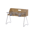 2-Burner Gas Stove with Stand and Wind Shield