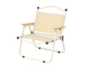 Steel Folding Chair with Wooden Armrests