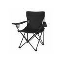 Folding Chair with Cup Holder - Black - Model 4