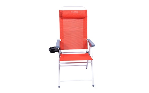 [CMI-PIF187] ORANGE CAMPING CHAIR WITH SIDE TABLE