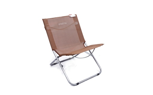 [CMI-PIF189] FOLDING BROWN CHAIR WITH MESH BACK
