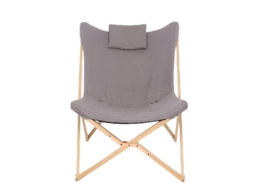 [CMI-PIF204] Wooden Folding Lounge Chair with Headrest - Model 3