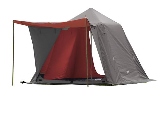 [CMT-BQT022] BAIRAQ TENT 3X3M GREY-ORANGE-2-LAYER