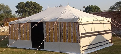[TNT-PW4X4002] 4x4 Yard Transparent Tent - Yellow 