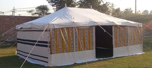 [TNT-PW5X8002] 5x8 Yard Transparent Tent - Yellow 